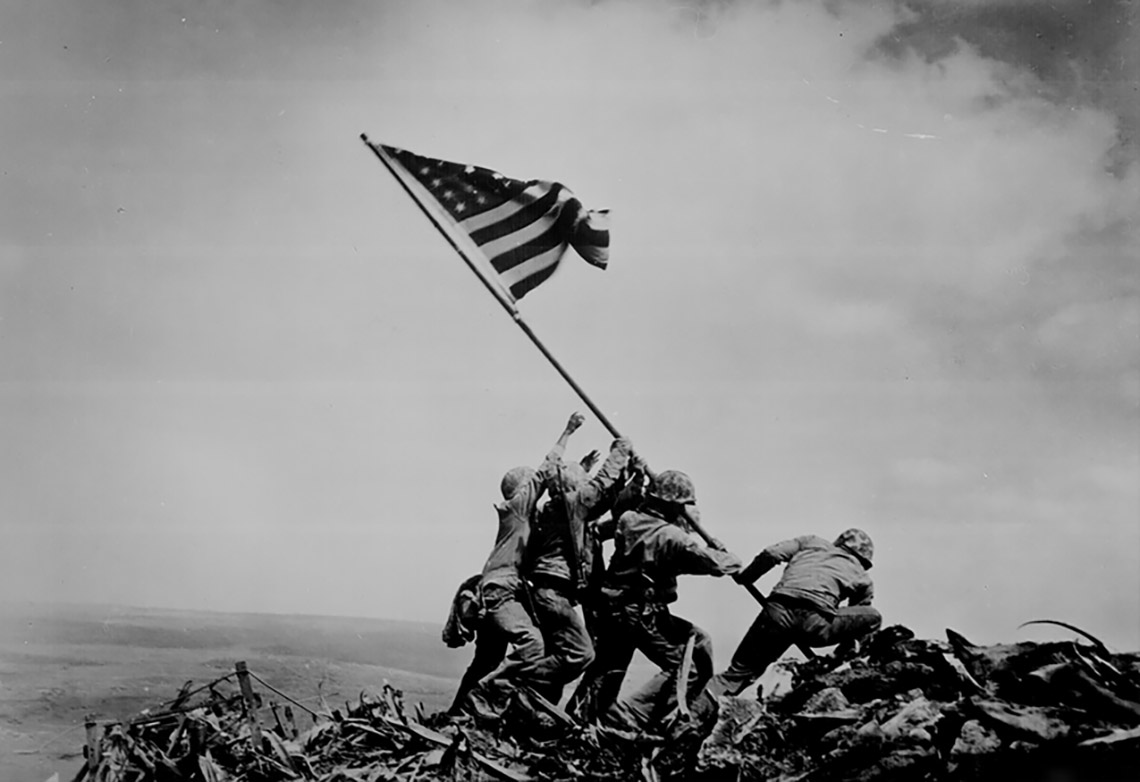 La historia de la fotografía mas reproducida de los EEUU, Joe Rosenthal, Iwo Jima, fotografía, historia, Ap